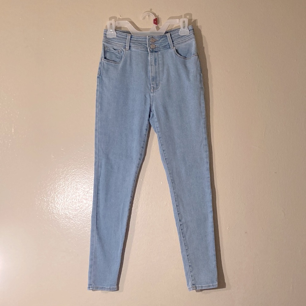 PacSun Super High Rise Light Wash Jegging Jeans Women Size 26x27